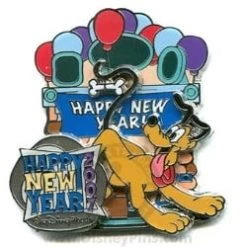 Disney New Year's Pin - Pluto