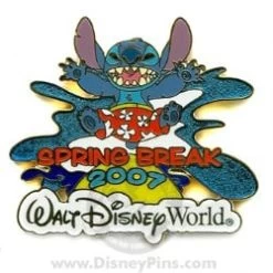 Disney Spring Break Pin - 2007 - Stitch