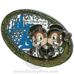 Disney New Year Day Pin - 2010 Chip And Dale