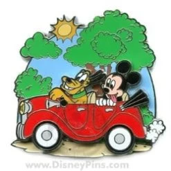 Disney Where Dreams HapPin Pin - Pluto Drives