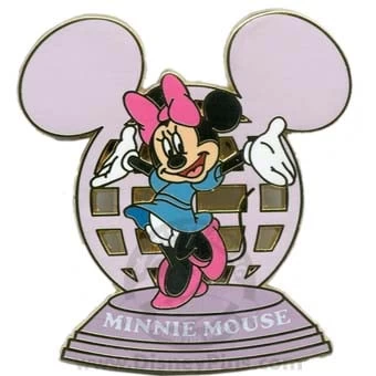 Disney Resort Ear Globe Pin - Minnie