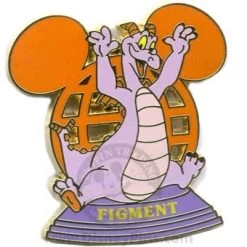 Disney Resort Ear Globe Pin - Figment