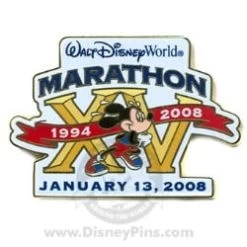 Disney Marathon 2008 Pin - Mickey Mouse