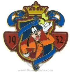 Disney Character Crest Pin - Goofy