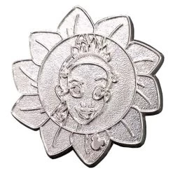 Disney Hidden Mickey Pin - 2011 Chaser Pin - Tiana - Flower