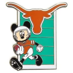 Disney Game On Pin - Football Mickey - University Of Texas