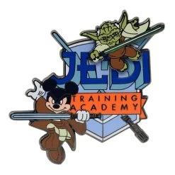 Disney Star Wars Pin - Jedi Training Academy - Jedi Mickey And Yoda