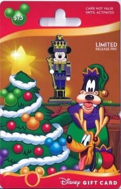 Disney Gift Card With Pin - Toy Soldier Mickey Mouse - Royal Purple King