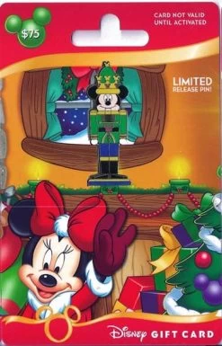 Disney Gift Card With Pin - Toy Soldier Mickey Mouse - Royal Green Guard