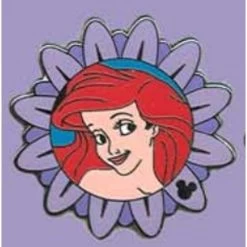 Disney Hidden Mickey Pin - 2011 Series - Ariel - Flower