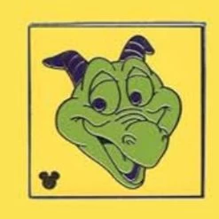 Disney Hidden Mickey Pin - 2011 Series - Figment Face - Yellow