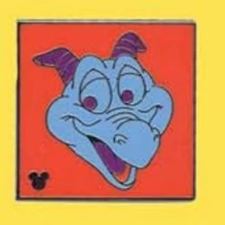 Disney Hidden Mickey Pin - 2011 Series - Figment Face - Orange