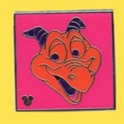 Disney Hidden Mickey Pin - 2011 Series - Figment Face - Magenta