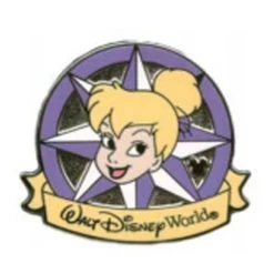 Disney Hidden Mickey Pin - 2012 Series - Compass - Tinker Bell