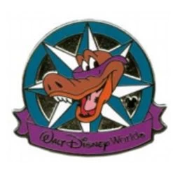 Disney Hidden Mickey Pin - 2012 Series - Compass - Lagoona Gator
