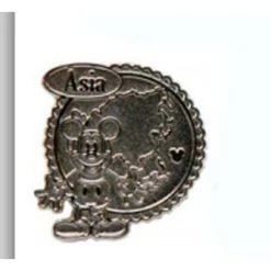 Disney Hidden Mickey Pin - 2012 Series - Completer - Continent - Asia