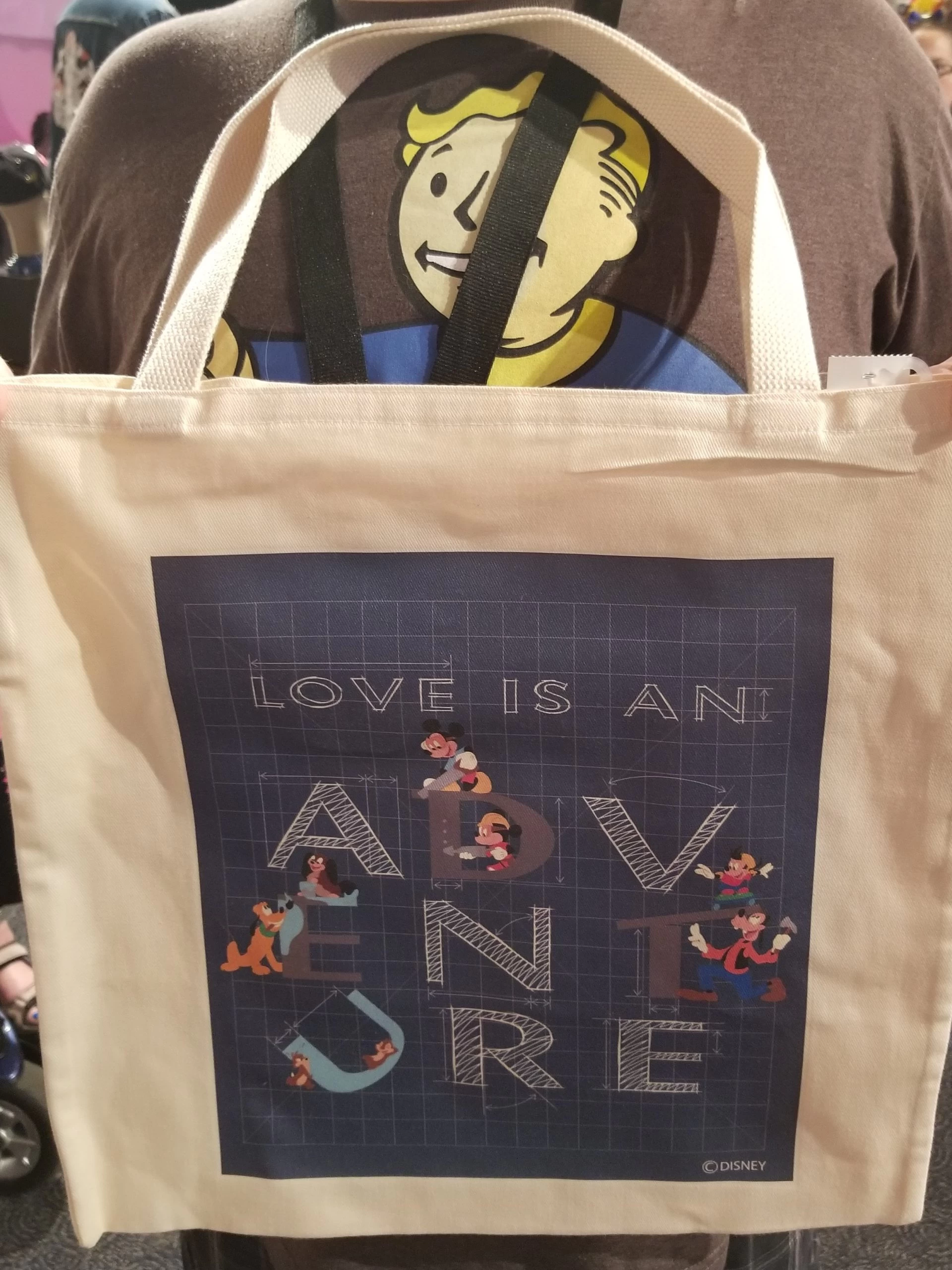 Disney Love Is An Adventure Event - Reuseable Shopping Tote - Image 2