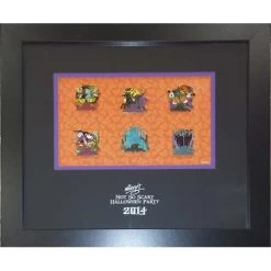 Disney Mickey's Not So Scary Halloween Party Pin - 2014 Framed Set