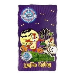 Disney DVC Pin - Disney Vacation Club - Happy Halloween 2014 Chip And Dale