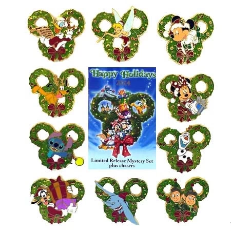 Disney Mystery Pin - 2014 Christmas Wreaths - Choice