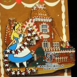 Disney Gingerbread House Pin - 2014 Grand Floridian Alice