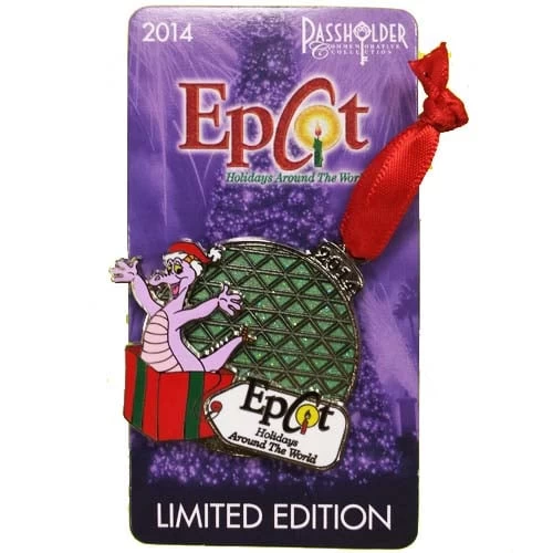 Disney Holidays Around The World Pin - 2014 Figment Passholder
