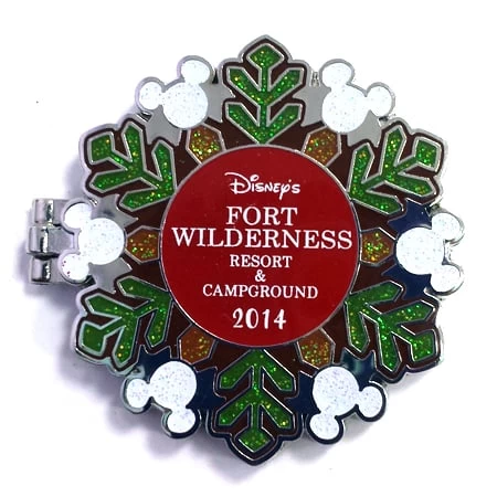 Disney Resort Holidays Pin - 2014 Fort Wilderness Resort - Humphrey