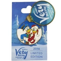 Disney Very Merry Christmas Party Pin - 2014 - Donald Duck & Daisy