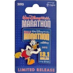 Disney Marathon Pin - WDW Marathon Weekend Donald Half Marathon - 2015