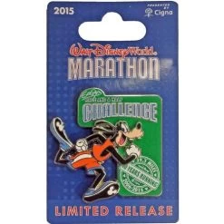 Disney Marathon Pin - WDW Marathon Goofy Race And A Half Challenge - 2015