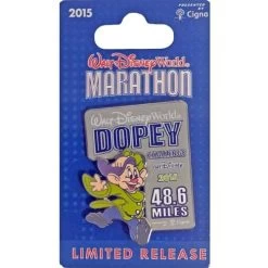 Disney Marathon Pin - WDW Marathon Dopey Challenge Logo - 2015