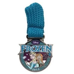 Disney Marathon Pin - 2015 Disney's Frozen 5K Medal