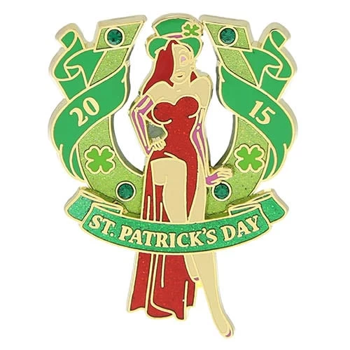 Disney St. Patrick's Day Pin - 2015 - Jessica Rabbit