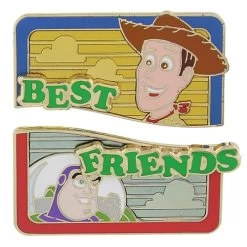 Disney Best Friends Pin - Toy Story - Buzz Lightyear And Woody