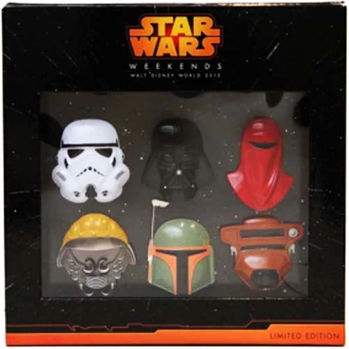 Disney Star Wars Weekends 2015 Boxed Pin Set - Helmets