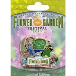 Disney Flower & Garden Festival Pin - 2015 Anna And Elsa