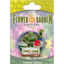 Disney Flower & Garden Festival Pin - 2015 Buzz Lightyear