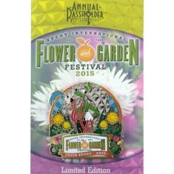Disney Flower & Garden Festival Pin - 2015 Goofy Annual Passholder