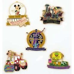 Disney Passholder Pin Set - Parade Of Memories