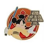 Disney Star Wars Pin - 2015 May The Fourth Be With You - Jedi Mickey