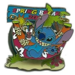 Disney Spring Break Pin - 2010 - Stitch