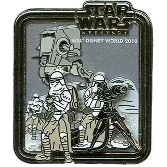 Disney Pin - Star Wars Weekends 2010 - Empire Strikes Back Hoth Battle