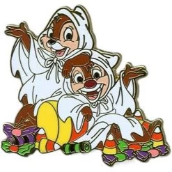 Disney Halloween Pin - 2010 - Chip And Dale