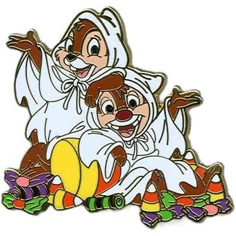 Disney Halloween Pin - 2010 - Chip And Dale