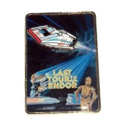 Disney Star Tours Pin - Star Wars Last Tour To Endor - C-3P0 R2-D2