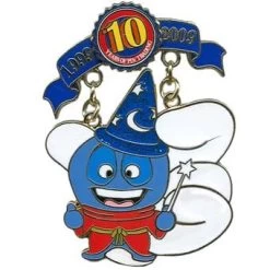 Disney Pin Trading 10th Anniversary Pin - Tribute - DeeBee Sorceree