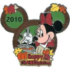 Disney Happy Thanksgiving Pin - 2010 Minnie Mouse