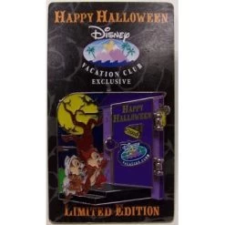 Disney Vacation Club Pin - Halloween 2010 Chip & Dale Donald