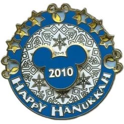 Disney Hanukkah Pin - 2010 Mickey Mouse