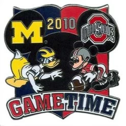 Disney Game On Pin - 2010 Michigan At Ohio State